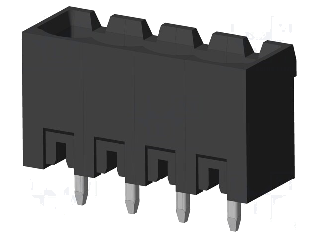 Connector: ontkoppelbare terminal strip; contact; mannelijk Connector: ontkoppelbare terminal strip; contact; mannelijk